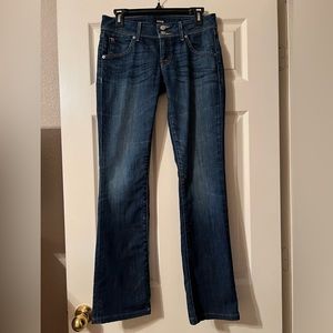 Hudson Jeans Beth Baby Boot Denim Jeans in Blue Size 27